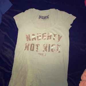 Teal and gold t-shirt